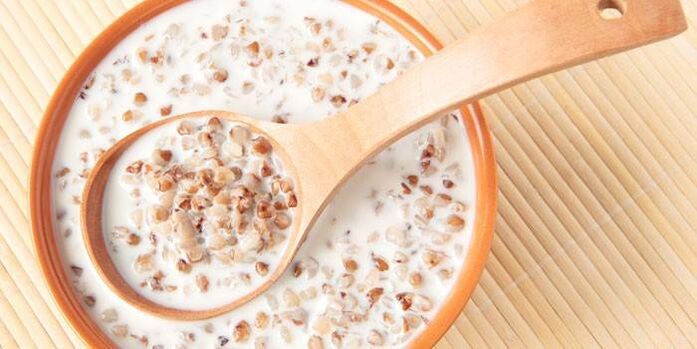 Buckwheat diet with milk